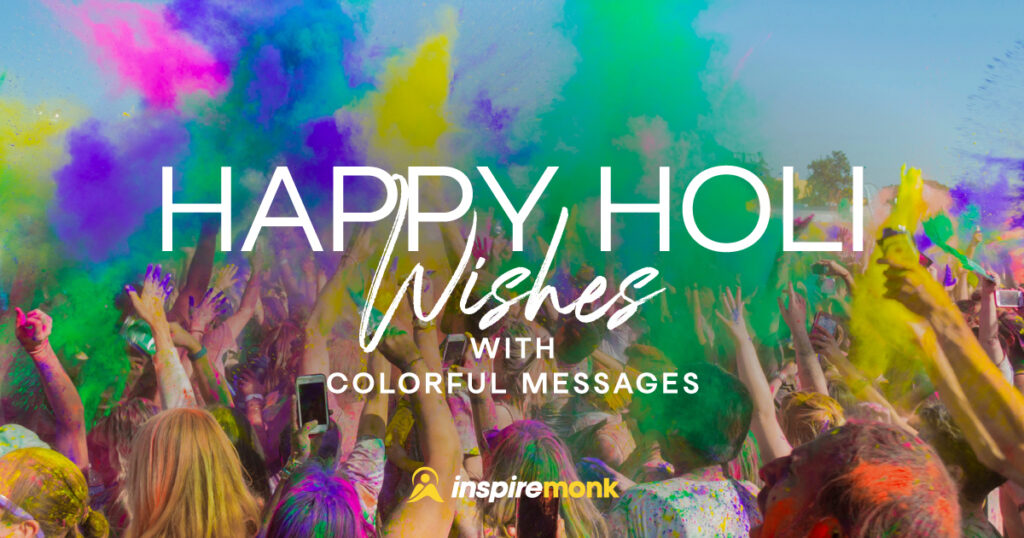 Happy Holi Wishes with Colorful Messages